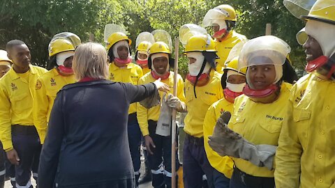 SOUTH AFRICA - Cape Town - Joint Operation for the 2019/20 Fire Season between United States and South Africa (Video) (4oo)