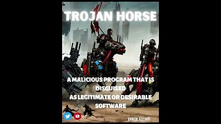 WHAT IS A TROJAN HORSE #malware #cybersecurity #cyberpunk2077 #infosec #cyberattacks