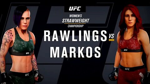 EA Sports UFC 3 Gameplay Randa Markos vs Bec Rawlings