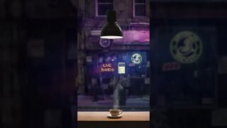 Rainy Night Jazz Coffee Shop Ambience ☕ Relaxing Piano Jazz #Shorts 05