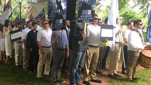 &#039;KKK-Style&#039; Rally To Oppose Tearing Down Of Statue