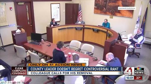 Leavenworth commissioner's remarks called racist