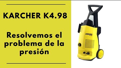 Karcher K4.98 lavadora a presión funciona pero no produce presión - Reparación del cabezal