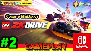 🎮 GAMEPLAY! Confira como são os MiniJogos de LEGO 2K DRIVE no Nintendo Switch! Veja a Gameplay!
