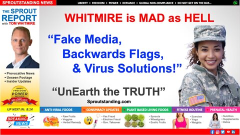 I'M as MAD AS HELL, INFECTION SOLUTIONS, BACKWARDS MILITARY FLAG is NWO, KILL a VIRUS NATURALLY