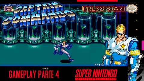 Captain Comando Gameplay Parte 4 || 720p + 60FPS + Shaders || #snes