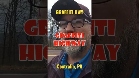 Graffiti Highway NOW vs THEN - Centralia Pennsylvania #smalltown #tourism #urbanexploration