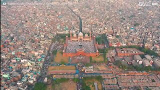 Vue fascinante d'une mosquée indienne