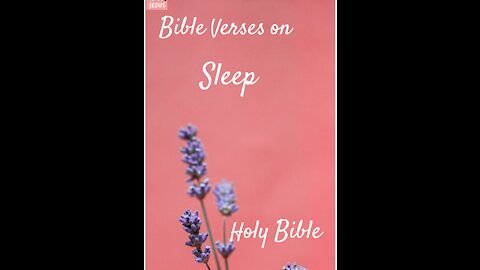 Bible verses for Sleep 14