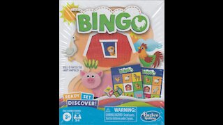 BINGO board game (2020, Hasbro) -- What's Inside