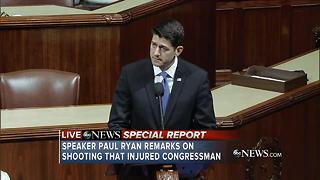 Speaker Paul Ryan remarks on Virginia Shooting