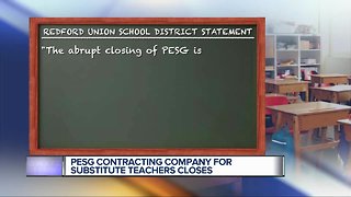 Thousands of substitute teachers in MI affected after company abruptly shuts down