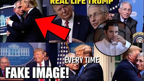 DeSantis War Room Shares Fake A.I. Image Of Trump & Fauci: Bad Move! Let’s Talk.
