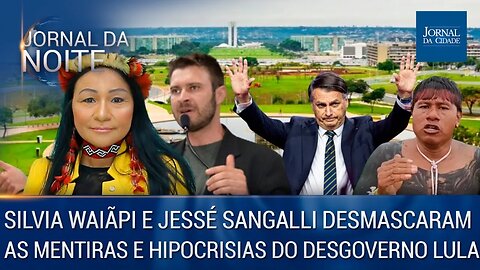 Silvia Waiãpi e Jessé Sangalli desmascaram as mentiras do desgoverno Lula – J. da Noite 10/03/23