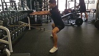 Cross Banded Horse Stance Isometric Hold