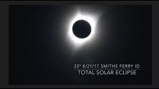 Total Solar Eclipse - HD Footage - 33° Parallel - Live & On Scene - Smiths Ferry Idaho