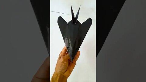 Stealth Fighter F-117 Nighthawk with Cardboard. artist Mr Crafty