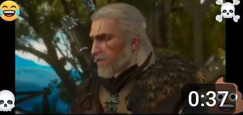 Witcher 3. Geralt Drinks 🍸 A Fart Potion.