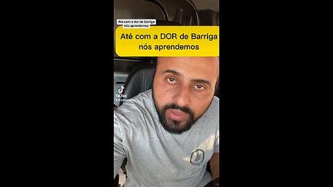 Até com a dor de barriga nós aprendemos