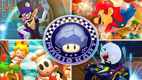 Mario Kart 8 Deluxe + Booster Course Pass - Rock Cup Grand Prix | All Courses (1st Place)