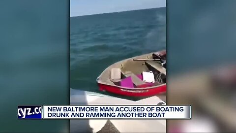 Man accused of ramming boat on Lake St. Clair charged with OWI