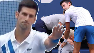 Novak Djokovic DISQUALIFIED From US Open After Hitting Woman In The Throat During Temper Tantrum