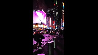 Huge Monitor at Times Square