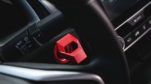 Lamborghini style cover for Start stop button