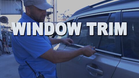 2010 Subaru Outback Rear Driver Window Trim Removal and Replacement