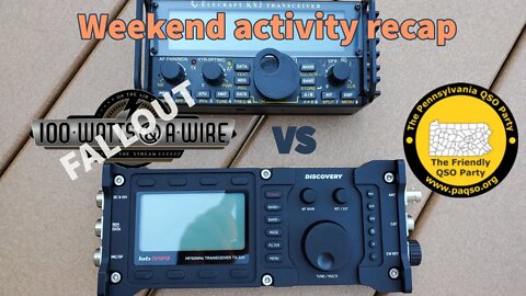 Weekend recap: Fallout, PA QSO party and my thoughts on the TX-500 vs the KX2