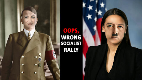 AOC shows up to the wrong socialist rally.