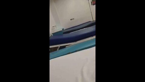 A man was waiting in a hospital room for his wife who was going through delivery when he witnessed !