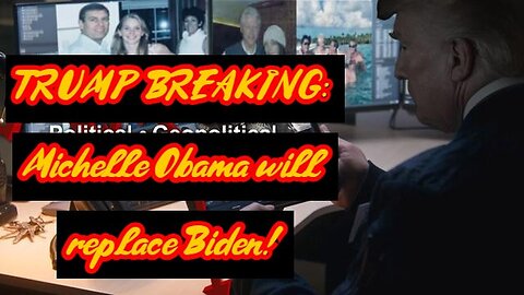 1/6/24 TRUMP BREAKING: Michelle Obama will replace Biden!