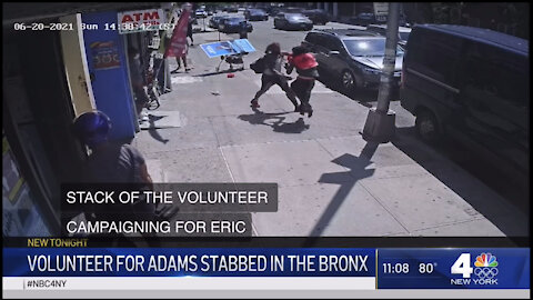 Eric Adams Volunteer Stabbed in the Bronx; Ice Pick Found