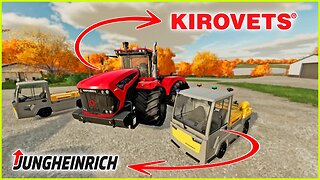 FS22 | UN TRACTOR KIROVETS K-7M TOP y UNA MÁQUINA CURIOSA JUNGHEINRICH | PC | MODS