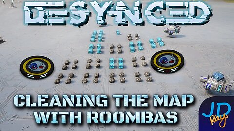 Cleaning the map with Roombas 🤖 Desynced Ep7 ⛏️ Lets Play, Walkthrough, Tutorial