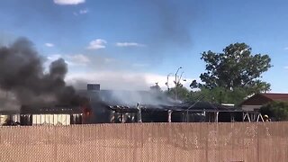 Crews battling house fire on Tucson's south side