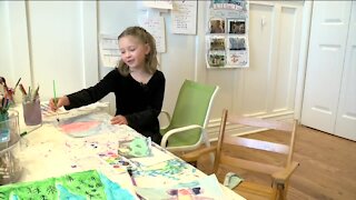 Littleton 6-year-old sells watercolor paintings to help area homeless