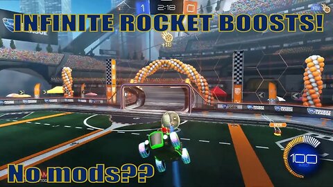 Rocket League Infinite rocket boost match - NO MOD? | Speed devils