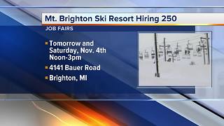 Workers Wanted: Mt. Brighton Ski Resort hiring 250