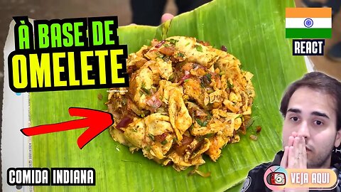 Apresentação nível MASTERCHEF INDIANO! Reagindo a COMIDAS DE RUA INDIANAS | Veja Aqui Reacts