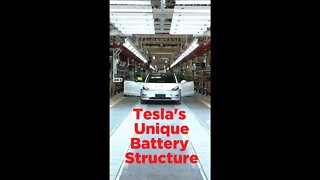 How Tesla's batteries are uniquely structured