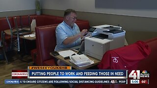 Putting people to work and feeding those in need