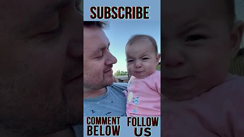 Baby Gets Emotional When Father Sings