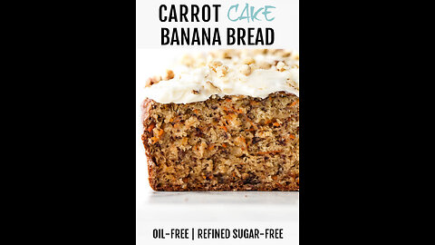 Carrot Cake Banana Bread