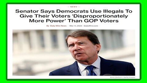 So Are The Democrats Replacing Americans With Illegals - 3/12/24