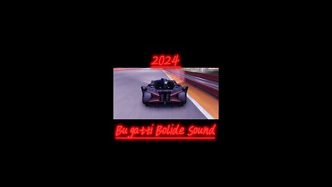 Pure Sound of The 2024 Bugatti Bolide