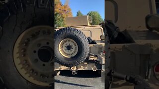 USMC HMMWV at cars and coffee