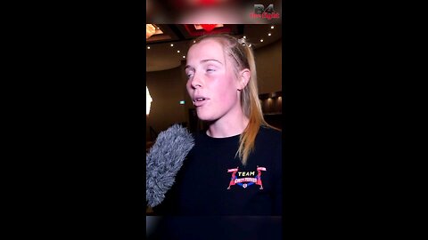 Caitlin Beckett official weigh-in interview