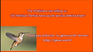 "All Political Parties have secret services behind them" October 2, 2023